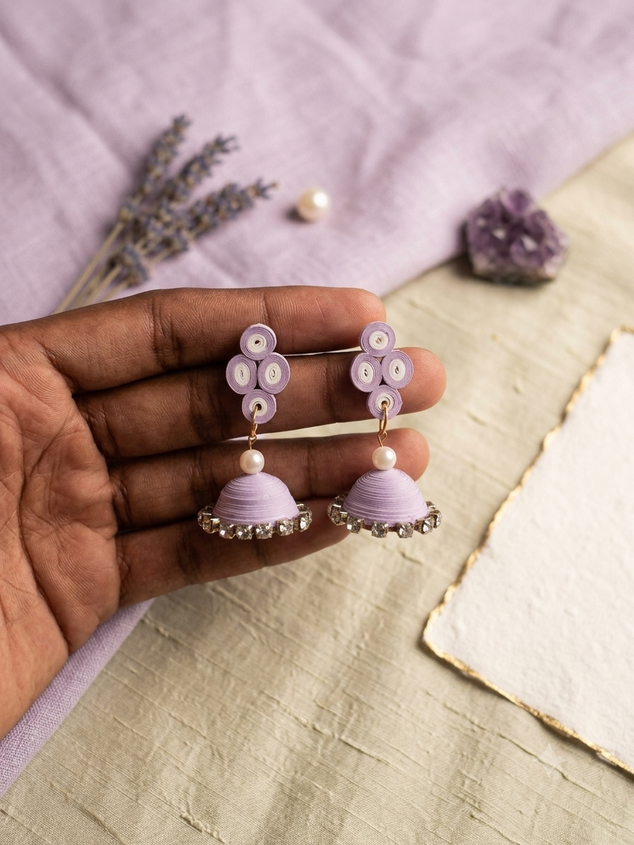 Quilled Jhumkas